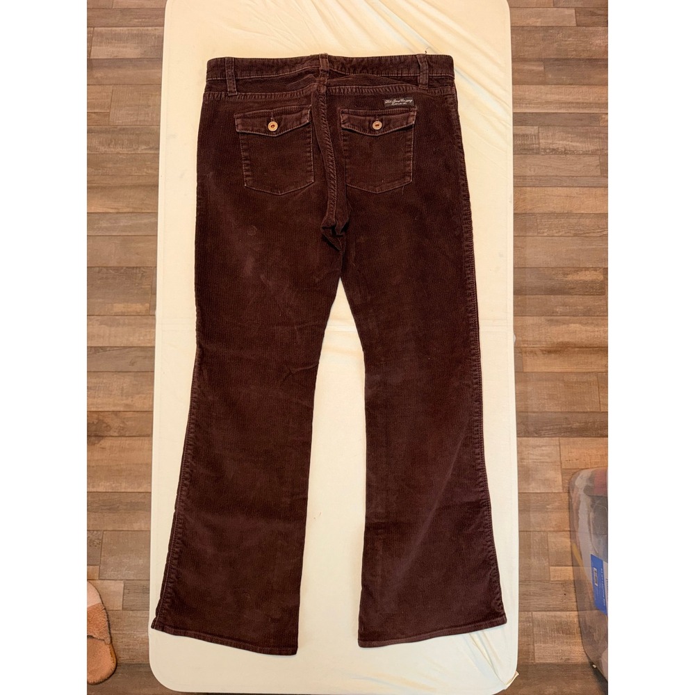 Polo Jeans Ralph Lauren Womens Brown Corduroy Pants Bootcut Size 10x30 - Picture 2 of 7